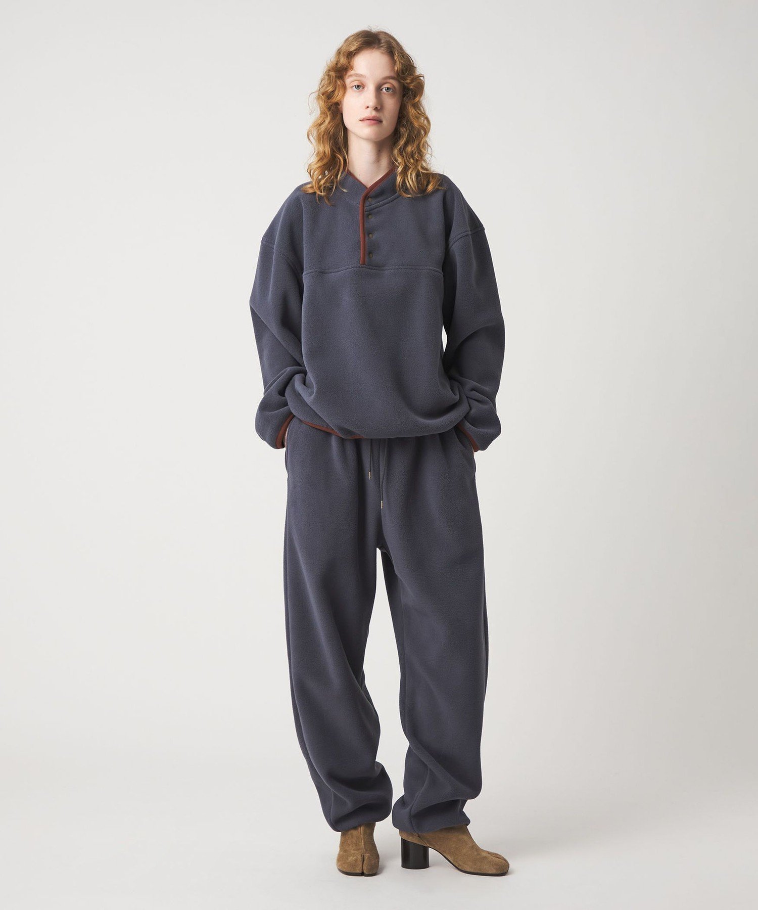 ＜6(ROKU)＞フリース イージーパンツ BEAUTY&YOUTH UNITED ARROWS｜<6(ROKU)>フリース イージーパンツ