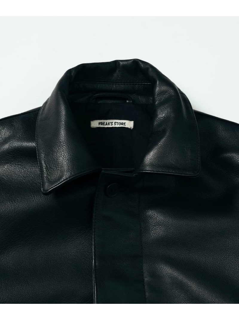 楽天市場】FREAK'S STORE Calf Leather ミニマル カーコート 25AW