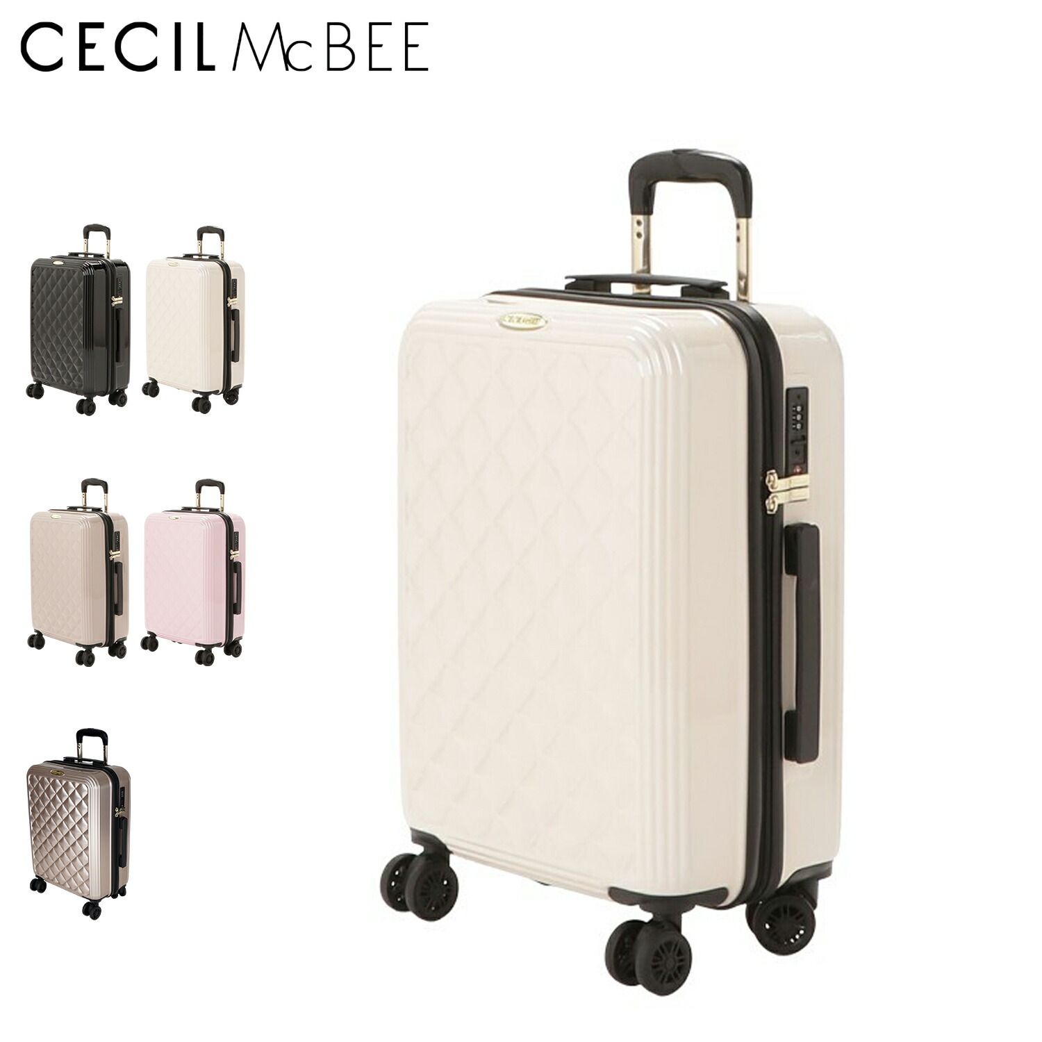 楽天市場】CECIL McBEE セシルマクビー キャリーケース キャリーバッグ