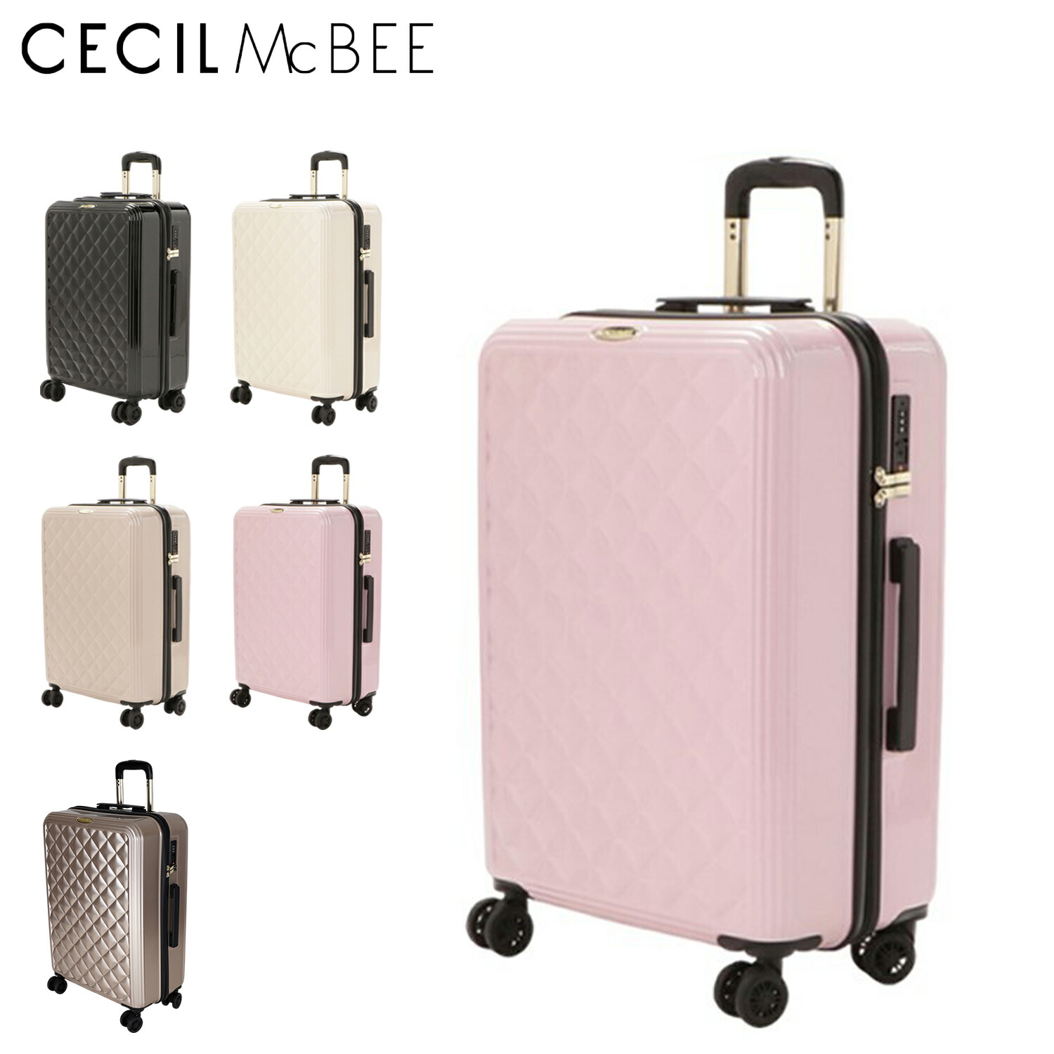 楽天市場】CECIL McBEE セシルマクビー キャリーケース キャリーバッグ