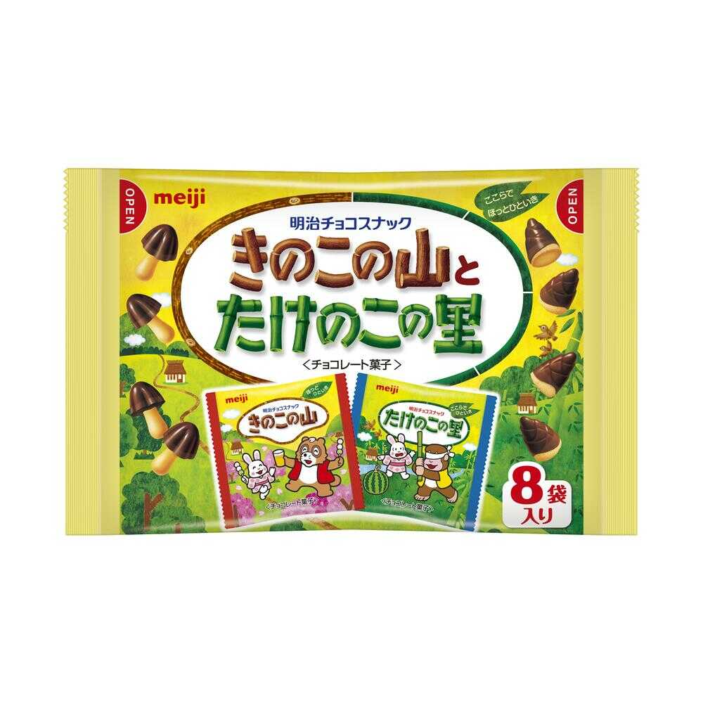 楽天市場】◇明治 きのこたけのこ袋 8袋 【18個セット】 : サン