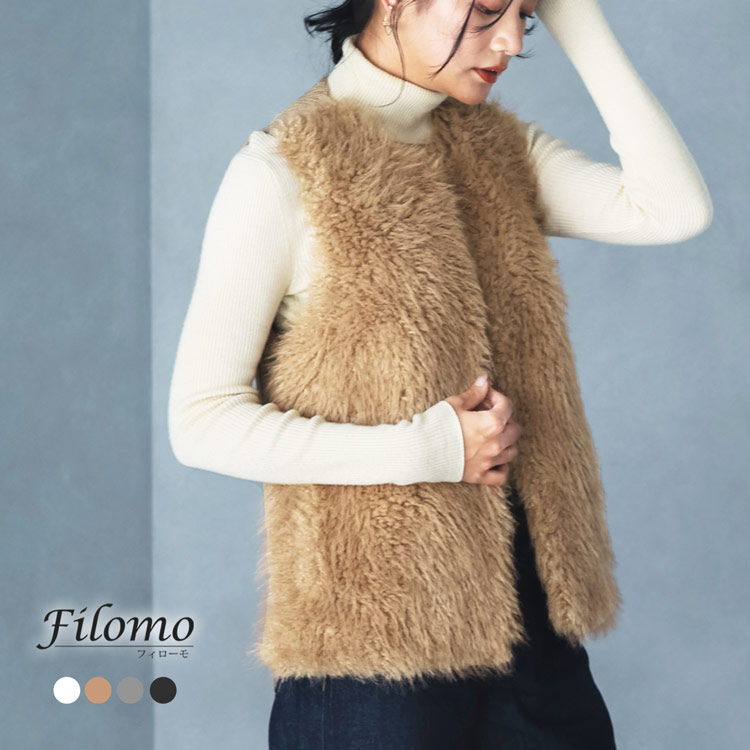 楽天市場】【4h限定20%off】エコファー ファーベスト filomo ブランド