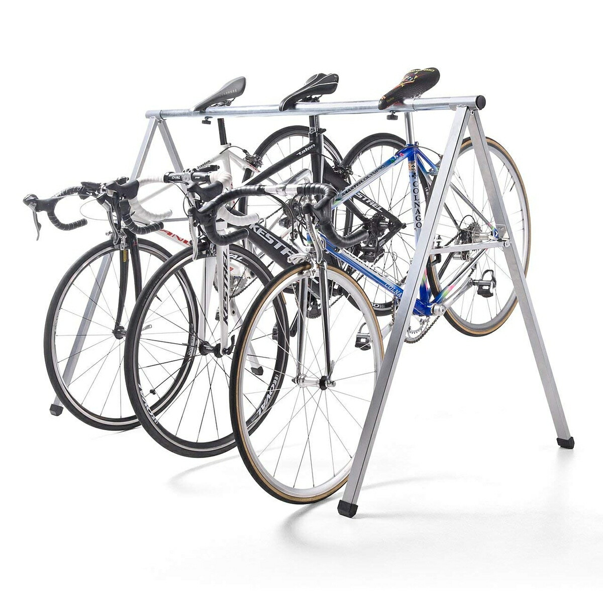 楽天市場】自転車スタンド 最大5台 レーススタンド 工具不要 サドル引