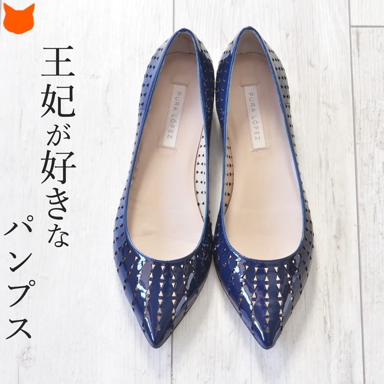 楽天市場】パンチング エナメル レザー パンプス フラット シューズ 本