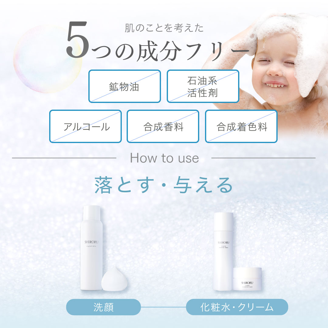 まな］SHIRORU 洗顔料 120g7本セット まな］SHIRORU 洗顔料 120g7本