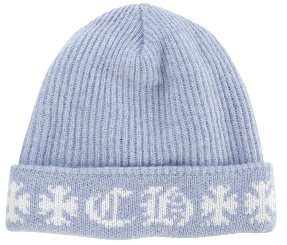 楽天市場】CHROME HEARTS BLUE CASHMERE CH BEANIE クロムハーツ