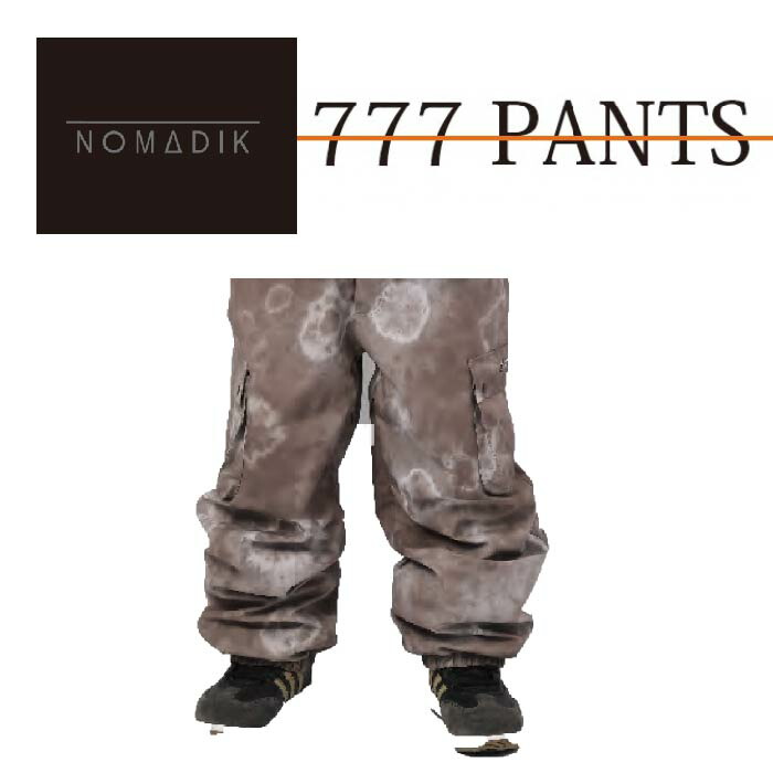 楽天市場】【20%OFF】 24−25 NOMADIK 777 PANTS TIE DYEノマディック