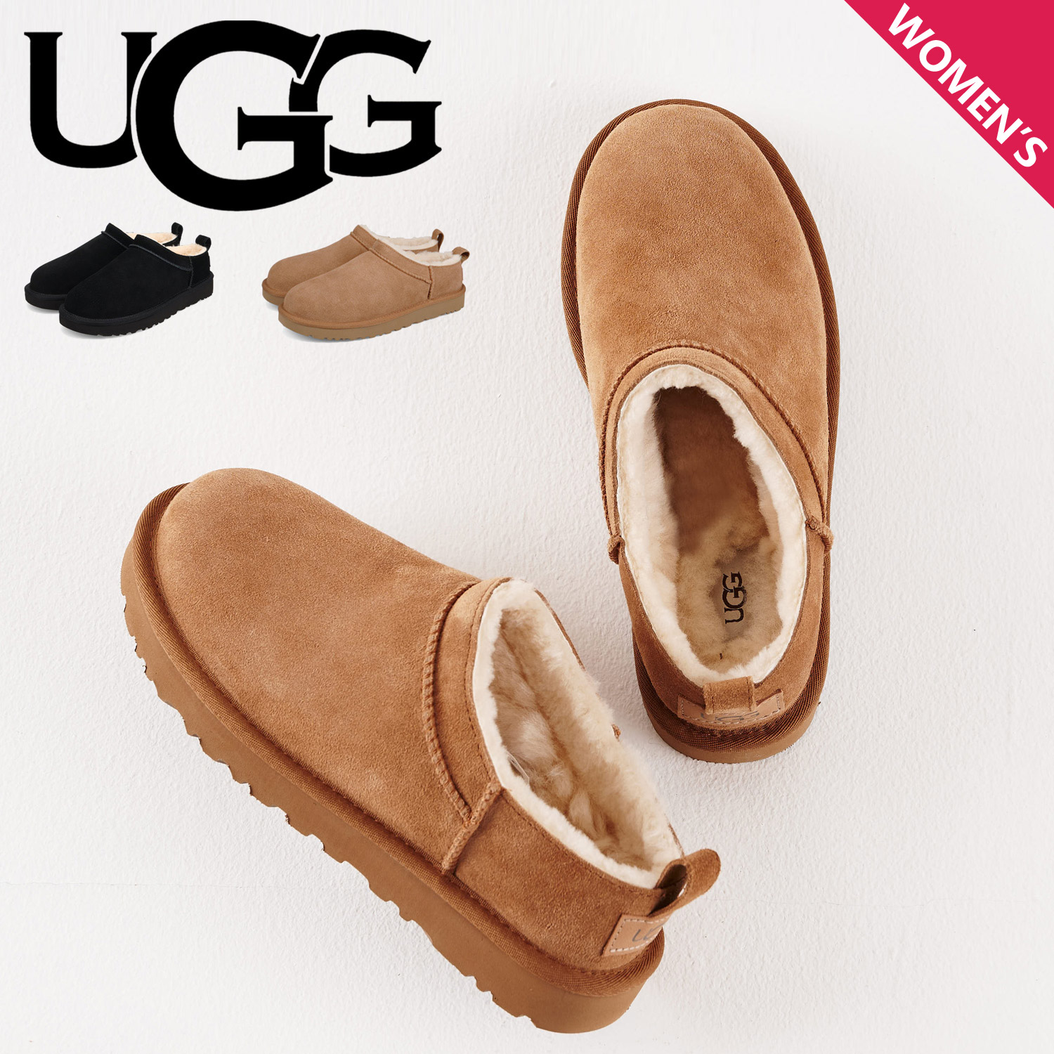 楽天市場】UGG アグ ブーツ ムートンブーツ アンクル クラシック