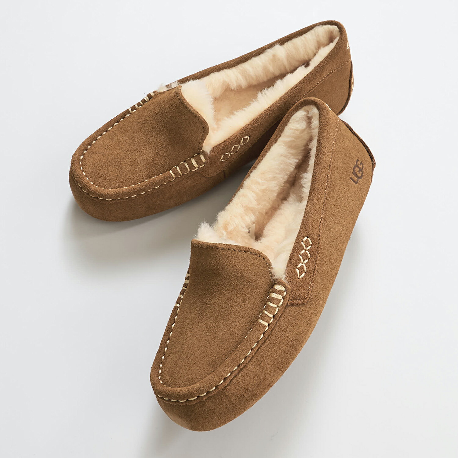 楽天市場】UGG アグ モカシン アンスレー スリッポン ムートン