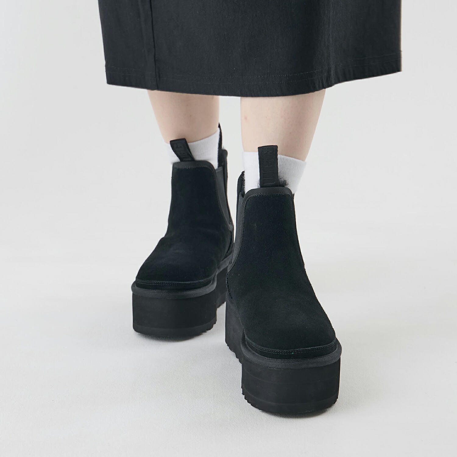 楽天市場】UGG アグ ニューメル プラットフォーム チェルシー ブーツ