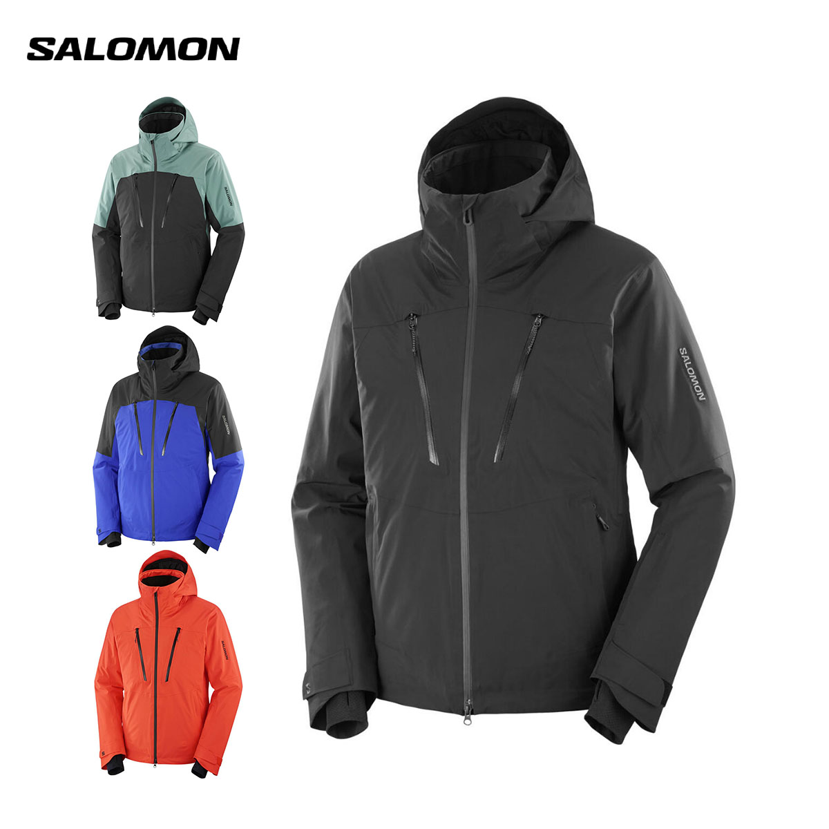 楽天市場】スキーウェア メンズ スキージャケット サロモン SALOMON