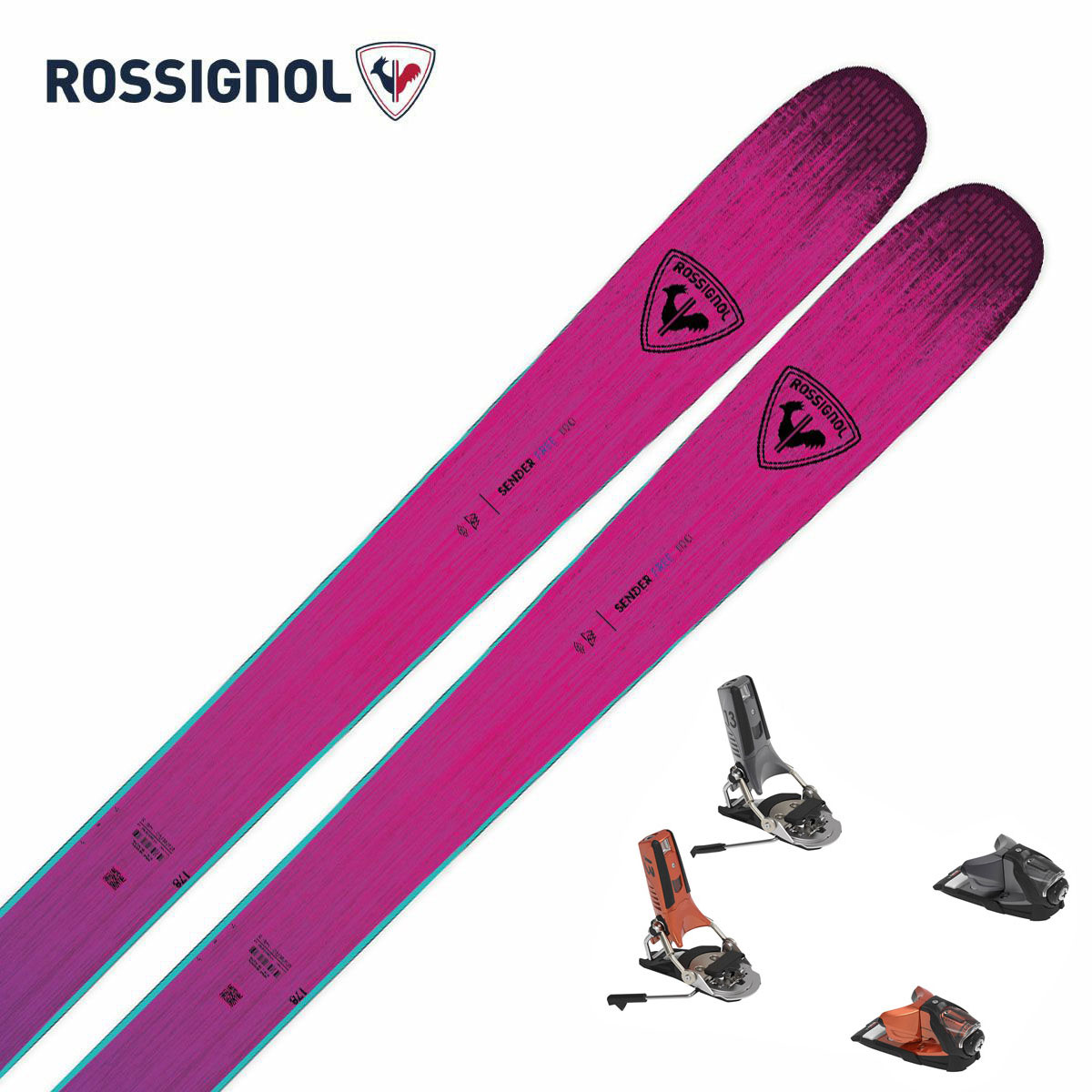 M*6様 ロシニョール フリースタイルスキー158cm ストックセット M*6様