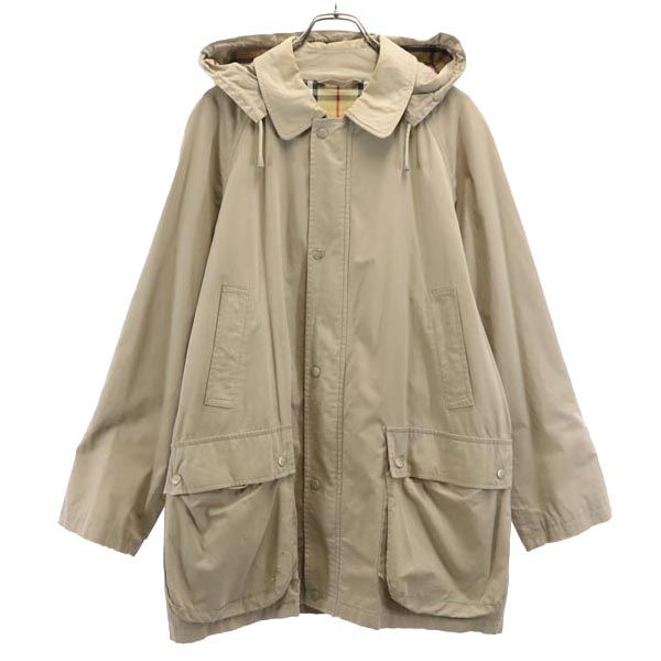 楽天市場】古着 BURBERRY バーバリー USA製 フード付き コート M