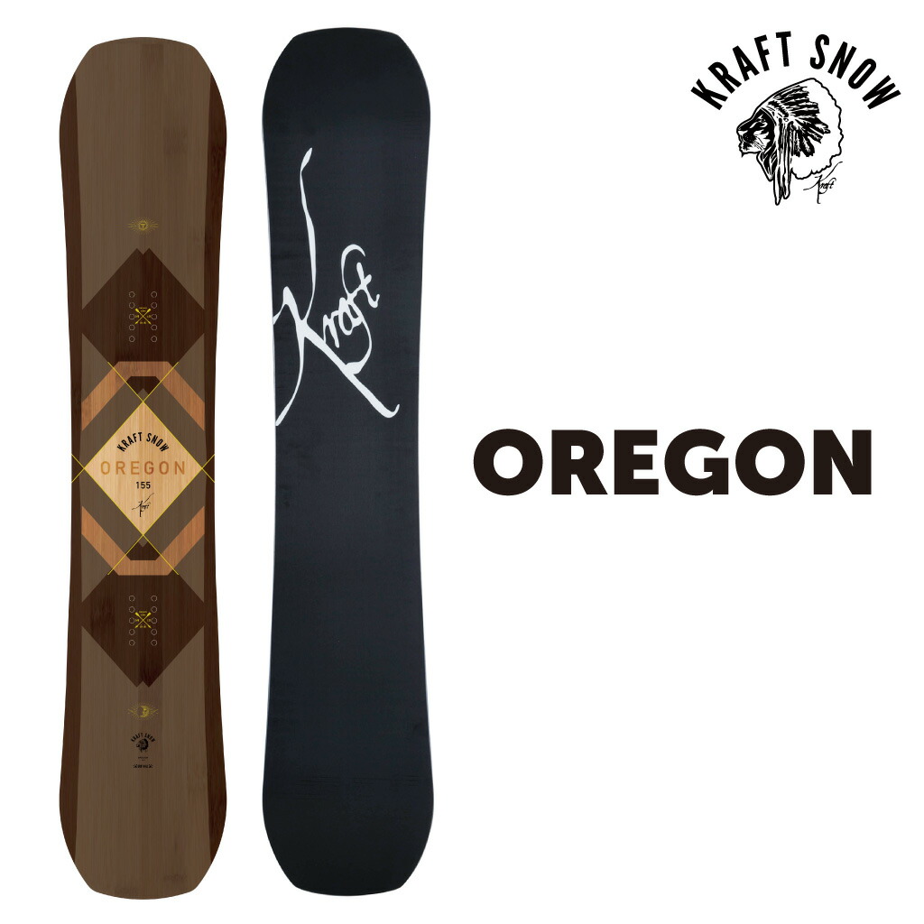 楽天市場】【BIN取付無料】KRAFT スノーボード 2点セット OREGON LINK