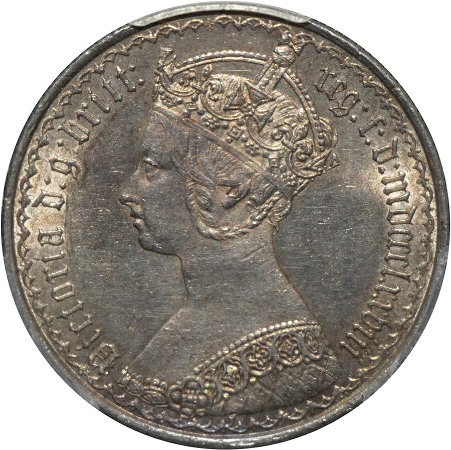 楽天市場】PCGS ゴチックフローリン ビクトリア女王 銀貨 PCGS鑑定