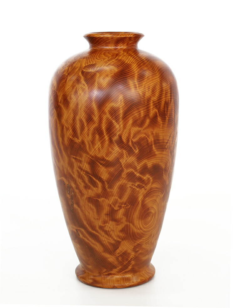 楽天市場】【総高48cm】屋久杉 虎瘤 飾り壺仕様：無垢 / 素材：屋久杉
