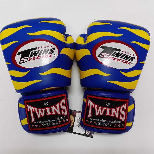 楽天市場】TWINS SPECIAL ボクシンググローブ 14oz Z青黄 /ボクシング