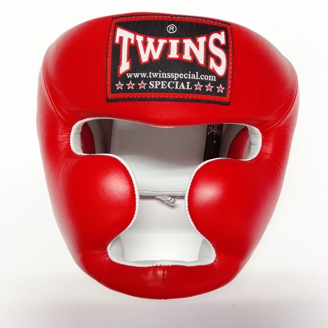 楽天市場】TWINS SPECIAL ヘッドギア 赤/本革製/ヘッドガード