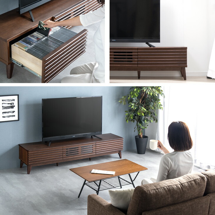 楽天市場】テレビ台 脚付き 175cm 完成品 アッシュ 無垢材 おしゃれ