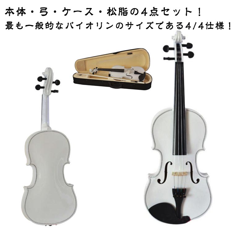 楽天市場】バイオリン 初心者セット 4/4 4点セット ヴァイオリン 入門