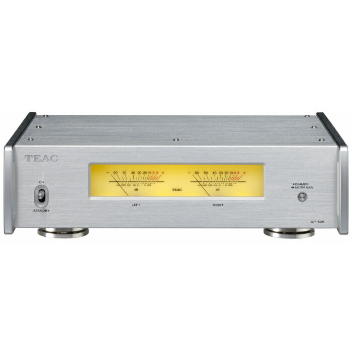 楽天市場】TEAC(ティアック) AP-505 シルバー ステレオパワーアンプ