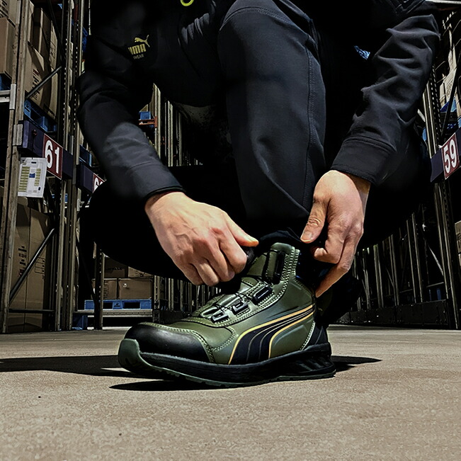 楽天市場】PUMA プーマ 安全靴 作業靴 ライダー2.0ディスクミッド