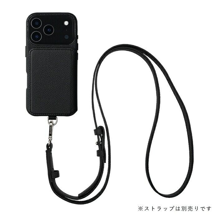 楽天市場】【正規取扱店】DEMIU POCHE FLAT iPhone17Pro BLACK 携帯