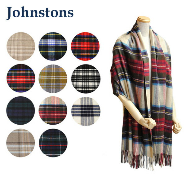 楽天市場】Johnstons ジョンストンズ 大判 ストール マフラー Cashmere