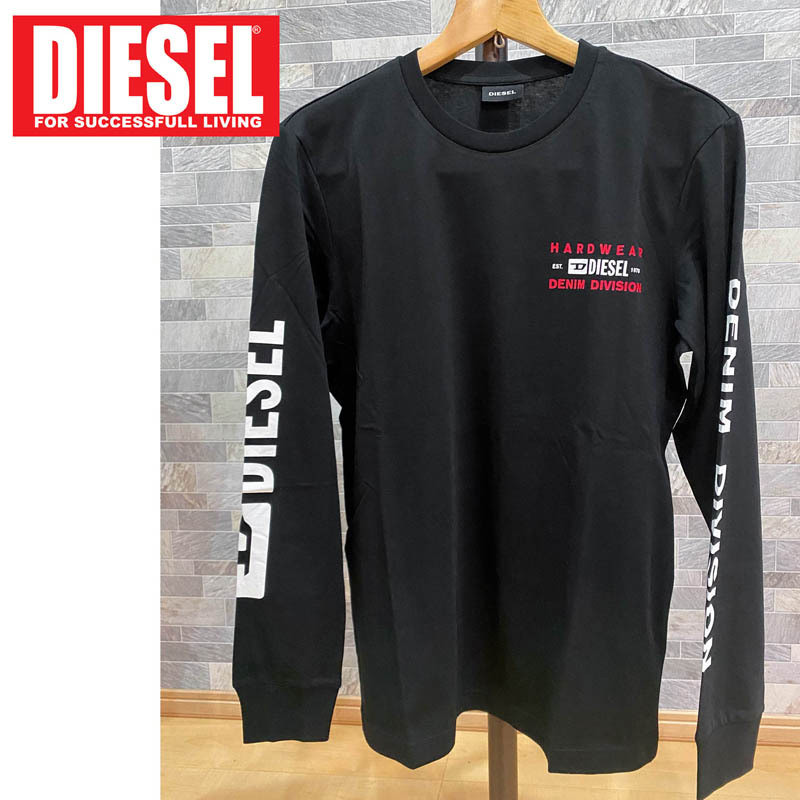 楽天市場】送料無料 DIESEL ディーゼル グラフィックプリント ロンT
