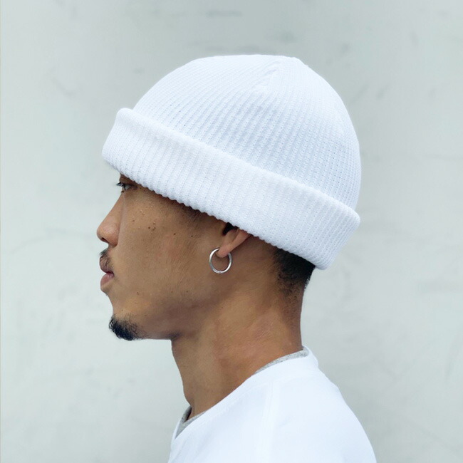 楽天市場】【ADVANCE（アドバンス）】COTTON ACRYL BEANIE(WHITE)SOLID