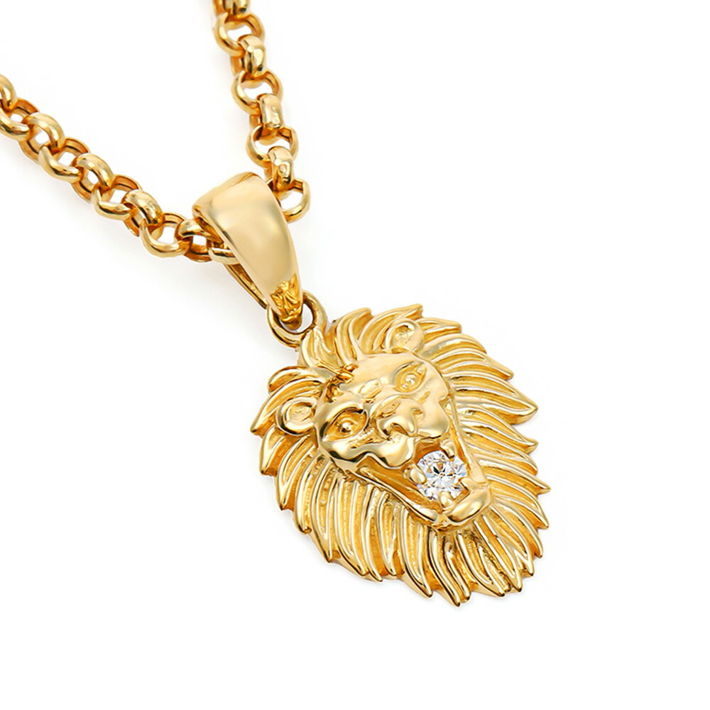 楽天市場】18金 ネックレス メンズ ダイヤモンド 18k 「 Ice Lion