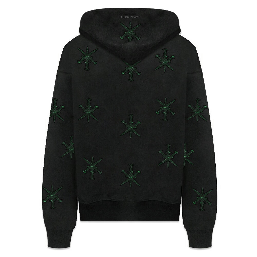 楽天市場】UNKNOWN LONDON / Dagger Rhinestone Zip Up Hoodie : VENTURER
