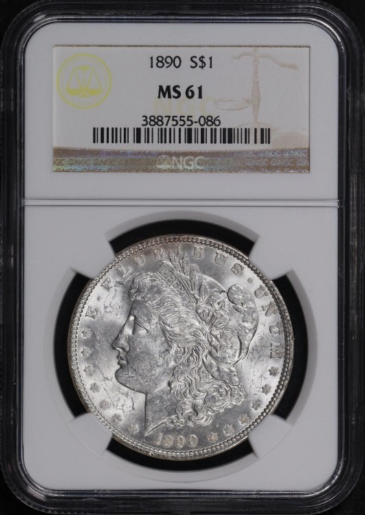 楽天市場】1890年モルガン・ダラー NGC MS-61 : WORLD RESOURCE【KING店】