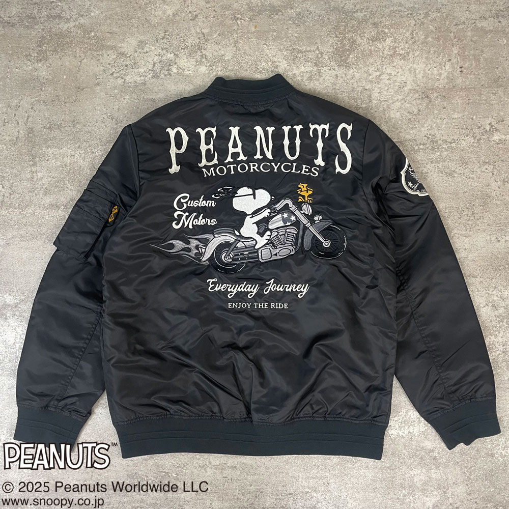 楽天市場】SNOOPY×Flagstaff PEANUTS BIKER MA-1 フラッグスタッフ