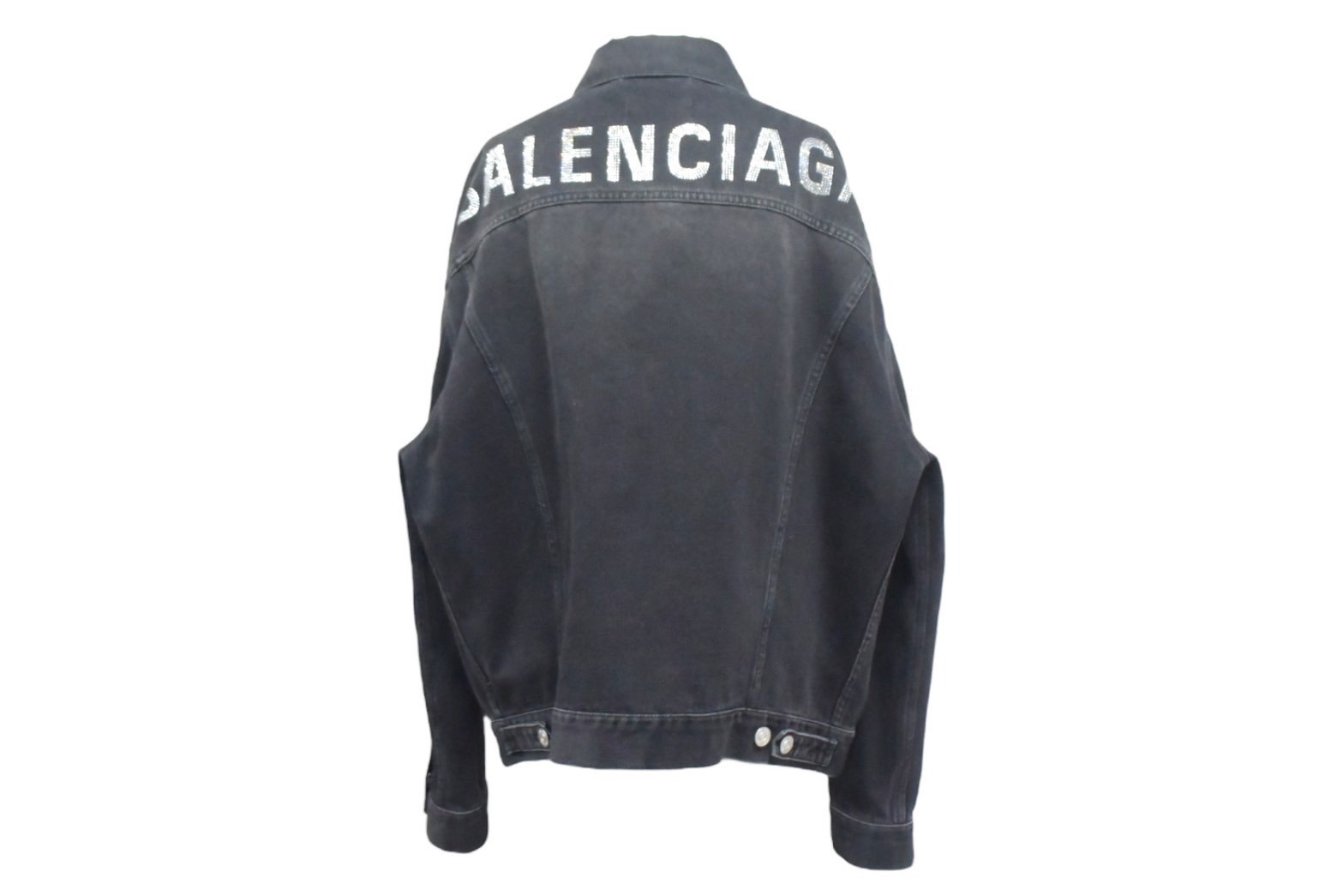 楽天市場】BALENCIAGA バレンシアガ デニムジャケット ロゴ ライン