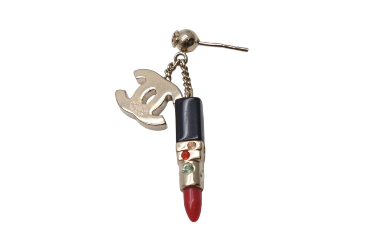 楽天市場】極美品 CHANEL シャネル ピアス ココマーク リップ