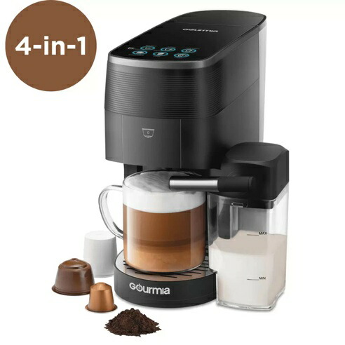 楽天市場】GOURMIA COFFEE MACHINE 4-in-1 マルチカプセル対応