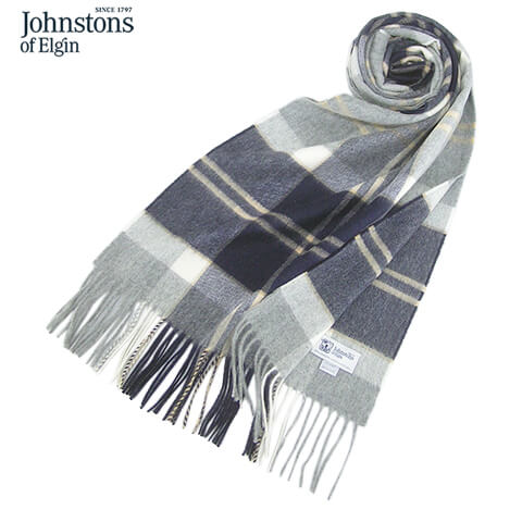 楽天市場】ジョンストンズ Johnstons メンズ カシミア100％ マフラー