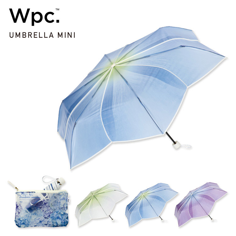楽天市場】【Wpc.公式】 折りたたみ雨傘［ビニール傘］紫陽花