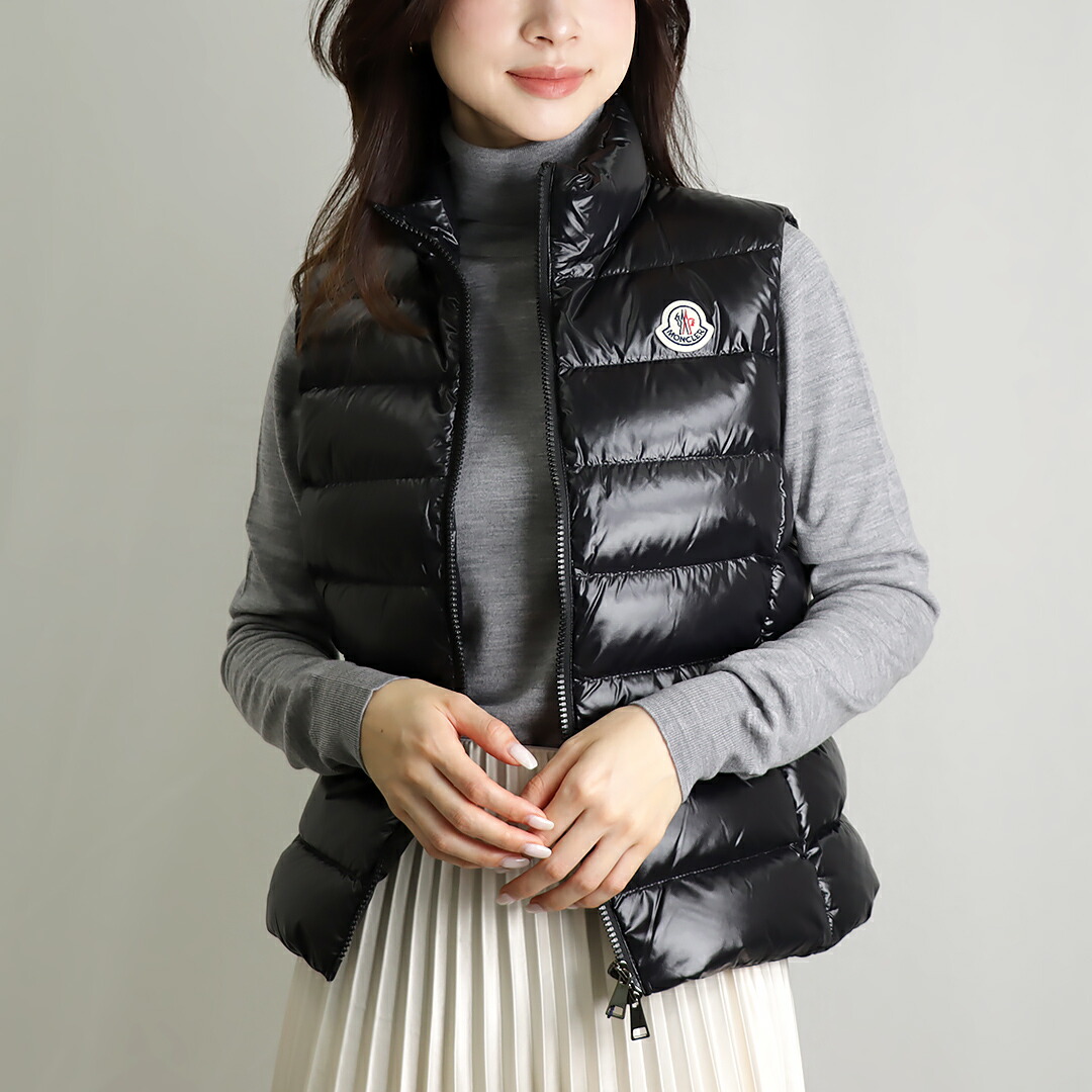MONCLER ケーブルニットダウンベスト S
