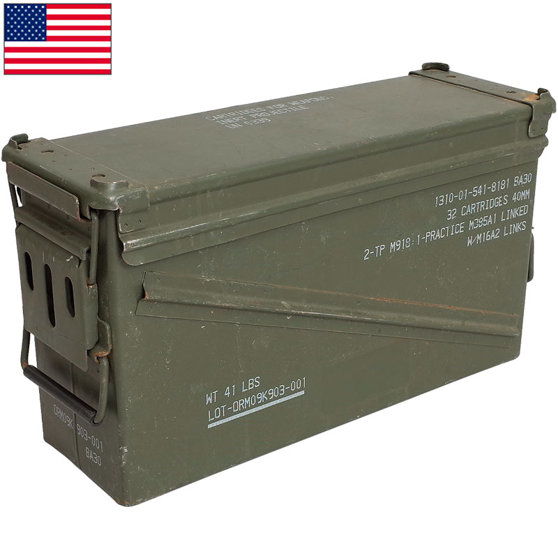 楽天市場】米軍 アンモボックス 40MM USED BX145UN : ミリタリー百貨