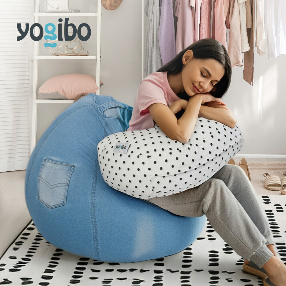 楽天市場】【ソファ送料無料】 Yogibo Drop Denim ( ヨギボー ドロップ