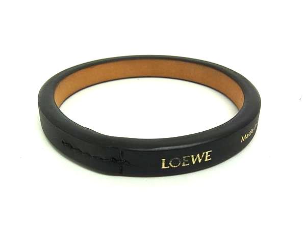 楽天市場】□新品同様□ LOEWE ロエベ レザー 3連 ブレスレット