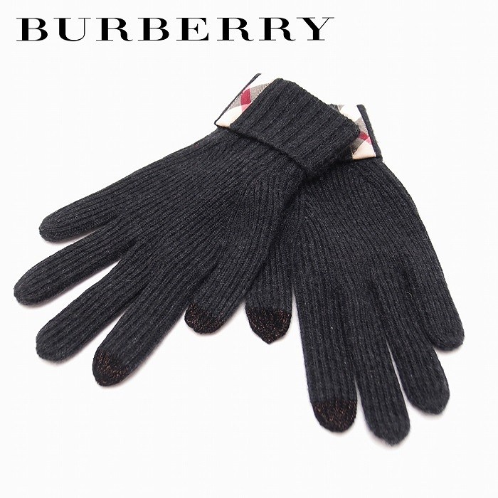 楽天市場】バーバリー グローブ メンズ BURBERRY 手袋 ニット カシミヤ
