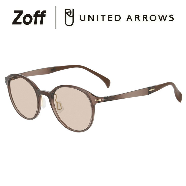 楽天市場】|ボストン型 サングラス（ブラウン（クリア）） Zoff UNITED