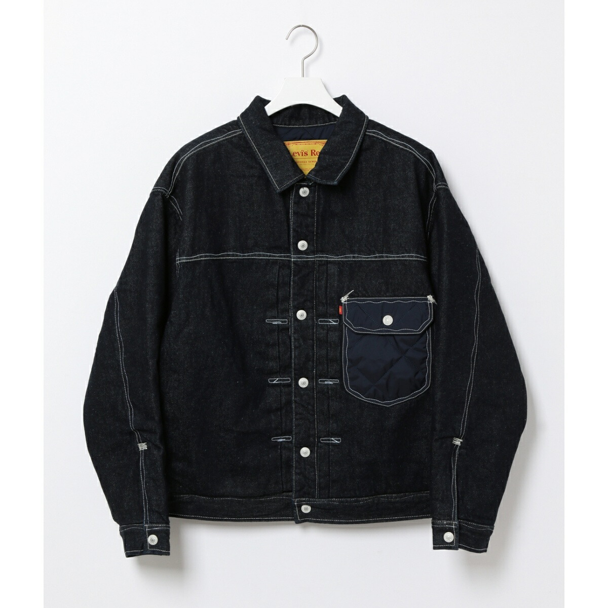 楽天市場】【LEVI S RED】LR QUILT TYPE I TRUCKER BLUE OX RINSE