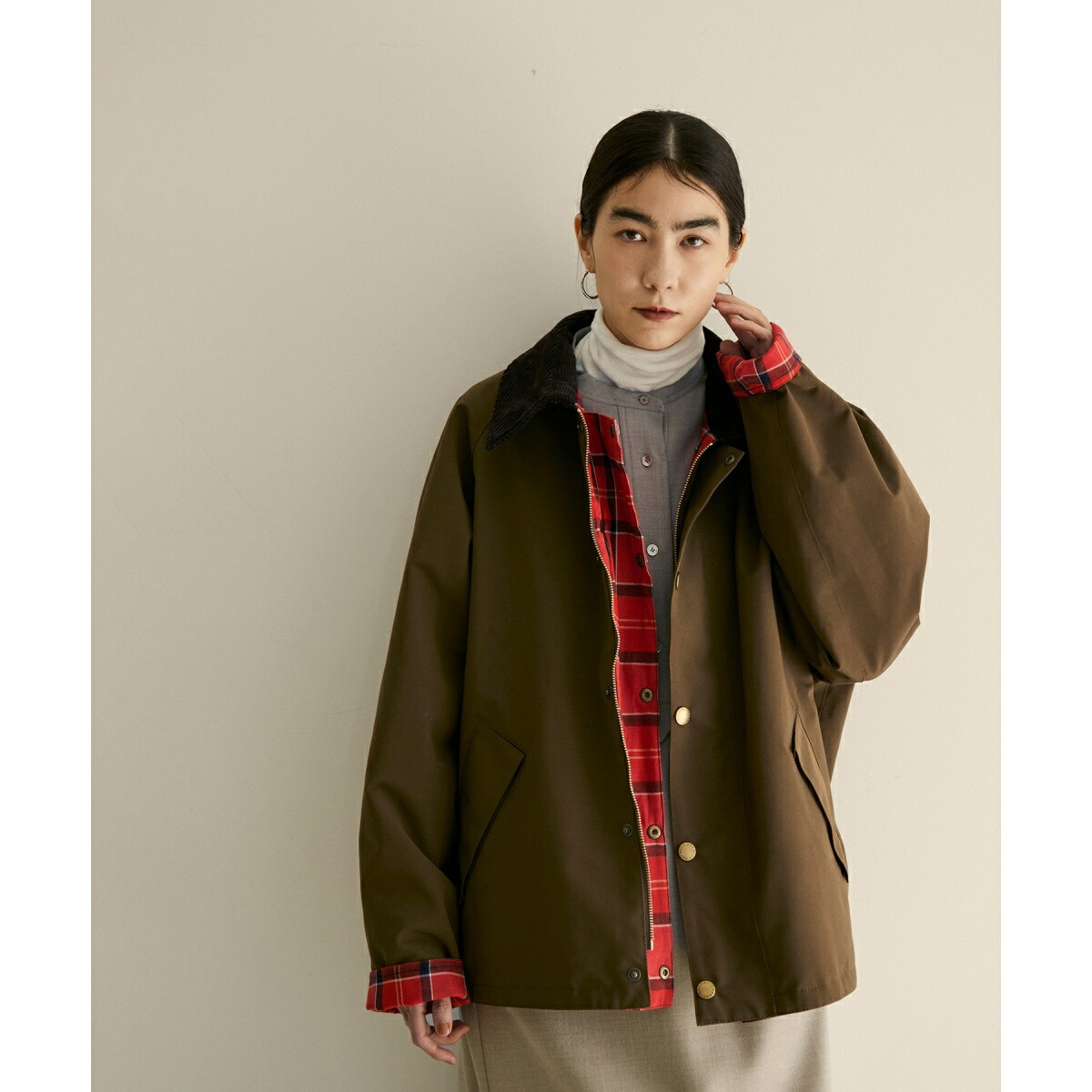 楽天市場】【ドラマ着用】【Barbour for SALON】TRANSPORTリバーシブル
