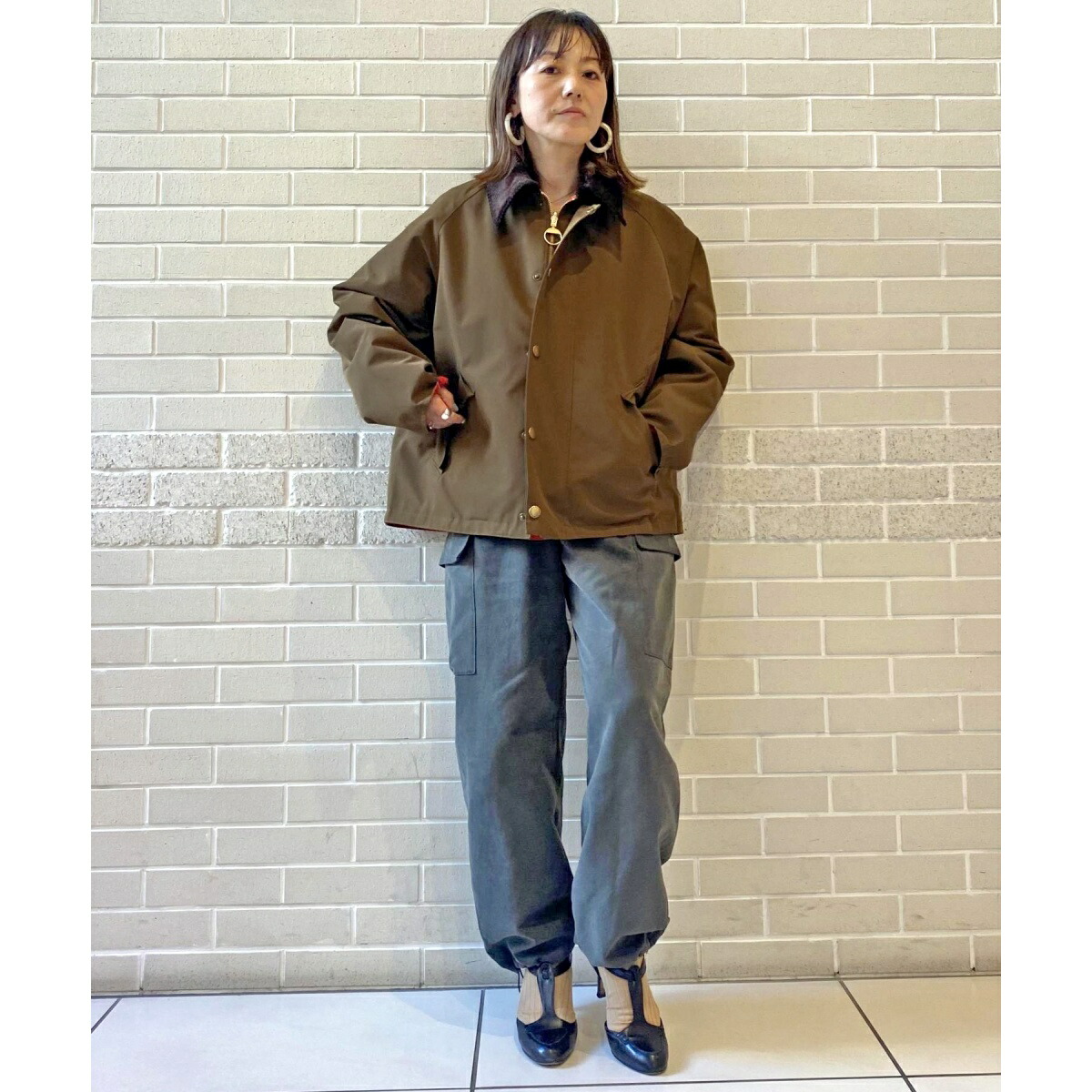 楽天市場】【ドラマ着用】【Barbour for SALON】TRANSPORTリバーシブル
