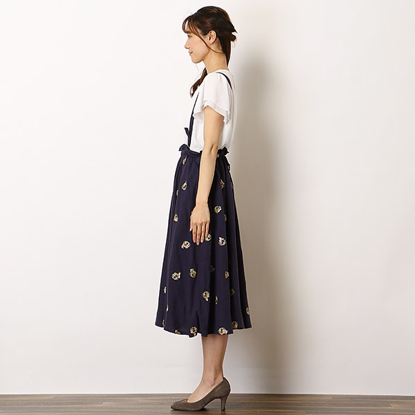 楽天市場】花束うさぎ刺繍ジャンスカ／フランシュリッペ（franche