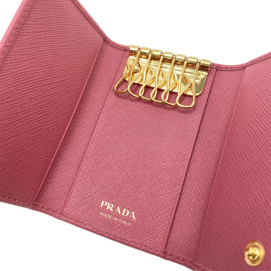 楽天市場】プラダ PRADA キーケース キーホルダー 6連 サフィアーノ
